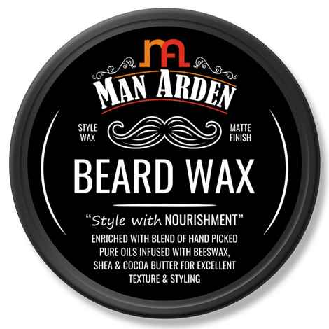 Buy Man Arden Beard Wax - Styling with Strong Hold & Matte Finish (50 g) For Beard and Mustache - Purplle