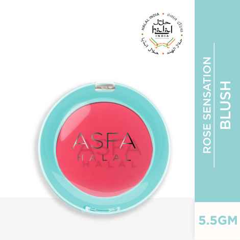Asfa Halal Rose Sensation Blush (5.5 gm)