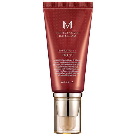 Buy MISSHA M Perfect Cover BB Cream SPF42/PA+++ (No.25/Warm Beige) (50 ml) - Purplle