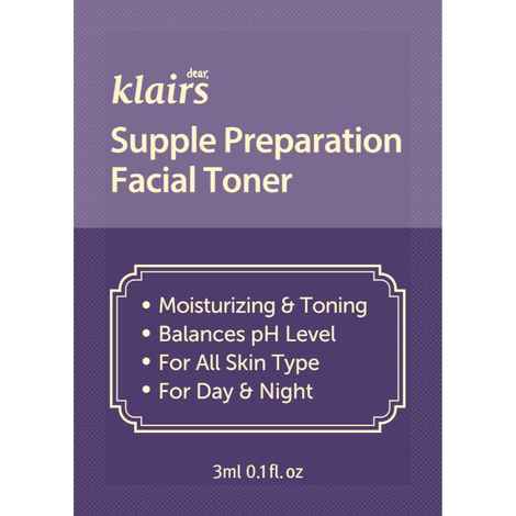 Buy Dear Klairs Supple Preparation Facial Toner Sample (3 ml) - Purplle