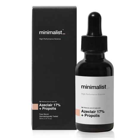 Buy Minimalist Azeclair 17% + Propolis Anti Acne Face Serum, 30ml - Purplle