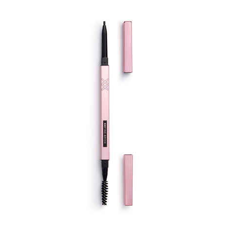 Buy XX Revolution XXfine Micro Brow Pencil Deep Black 1 pcs - Purplle
