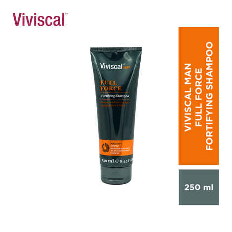 Buy Viviscal Man Full Force Fortifying Shampoo 250 ml, Pack Of 1 - Purplle