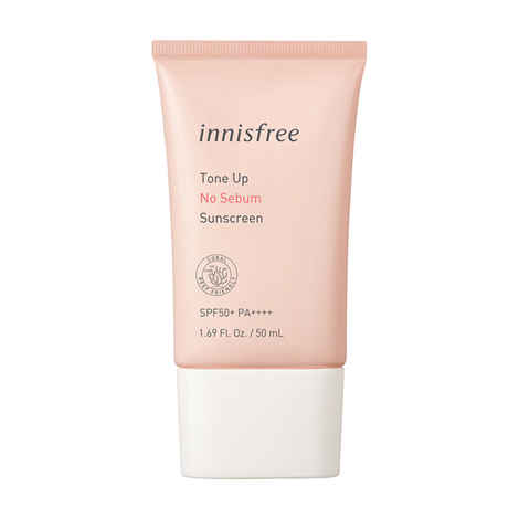 Buy Innisfree Tone Up No Sebum Sunscreen (50 ml) - Purplle