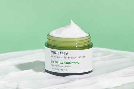 Buy Innisfree Derma Green Tea Probiotics Cream (50 ml) - Purplle