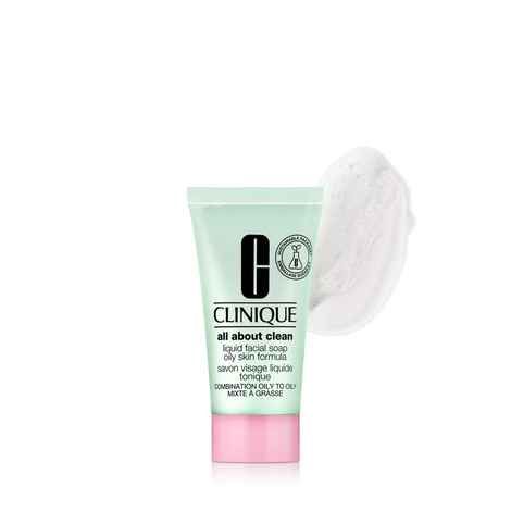 Buy Clinique 3 stepA A LiquidA FacialA Soap Oily Deluxe Sample (30 ml) - Purplle