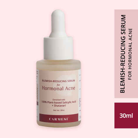 Buy Carmesi Blemish-Reducing Serum for Hormonal Acne - 100 % Plant based Salicylic Acid + Shatavari (30 ml) - Purplle