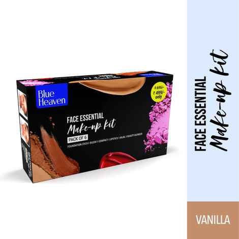 Buy Blue Heaven Face Essential Make-up Kit, Vanilla - Purplle