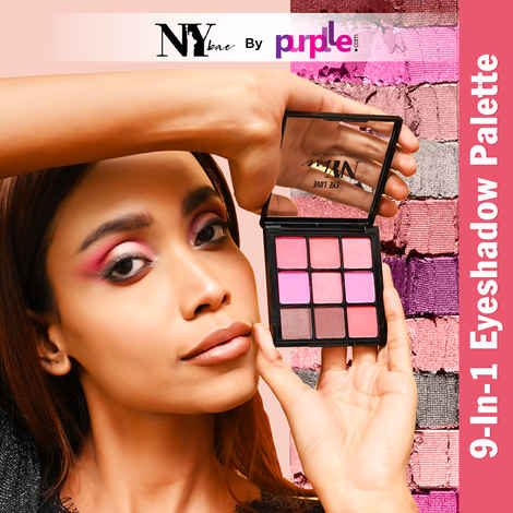 Buy NY Bae Eye Love Eyeshadow Palette - Peppy Pinks 04 (9 g) | 9 In 1 Palette | Pink | Matte & Shimmer | Rich Colour | Long Wear | Super Blendable - Purplle