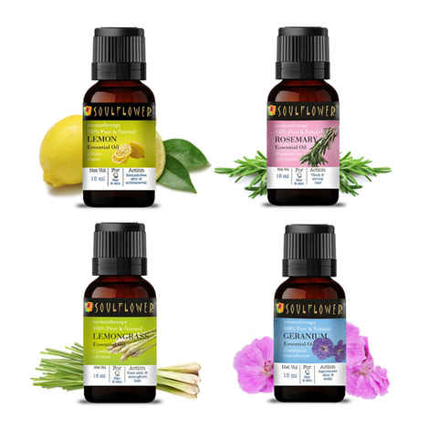 Buy Soulflower Facewash Monthly Regime 4 Pcs - Purplle