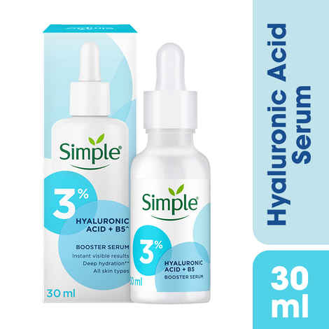 Buy Simple Booster Serum - 3% Hyaluronic Acid + B5 For Deep Hydration, 30 ml - Purplle
