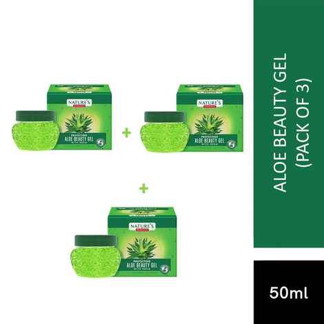 Buy Nature's Essence Aloe vera Gel, 50 g (Pack of 3) - Purplle