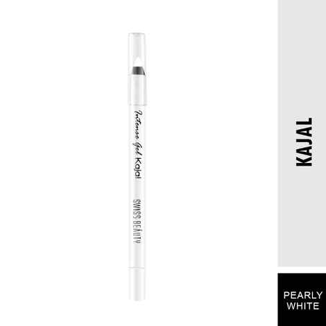 Swiss Beauty Intense Gel Kajal & Eyeliner Pearly White (1.2 g)