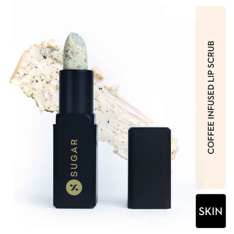 Buy SUGAR Cosmetics Coffee Culture Lip Scrub with Coffee Extracts Nourishes, Soothes and Heals Flaky and Dry Lips Enriched with Olive, Jojoba & Almond Oil - 3.5 g - Purplle