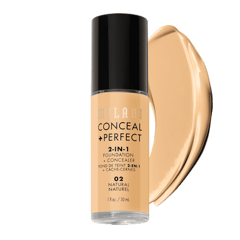 Milani 2-IN-1 Foundation + Concealer 02 Natural (30ml)