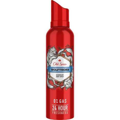 Buy Old Spice Wolfthorn No Gas Deodorant Body Spray Perfume (140 ml) - Purplle