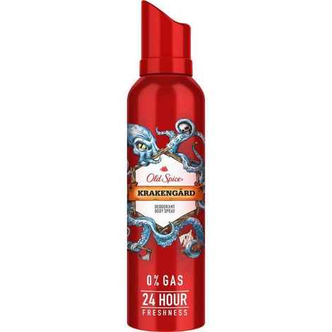 Buy Old Spice Krakengard No Gas Deodorant Body Spray Perfume (140 ml) - Purplle