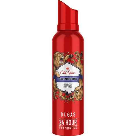 Buy Old Spice Lionpride No Gas Deodorant Body Spray Perfume (140 ml) - Purplle