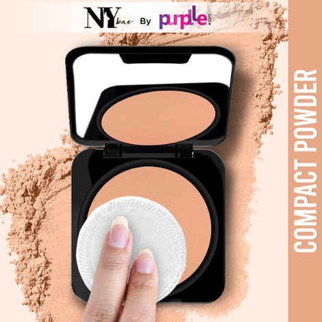 Buy NY Bae Runway Radiance Compact Powder - Honey 04 (9g) | Medium Skin Tone | Mattifies Skin | Blurs Pores | Oil-Control | Long-wear Creaseless Makeup | Loose Powder - Purplle