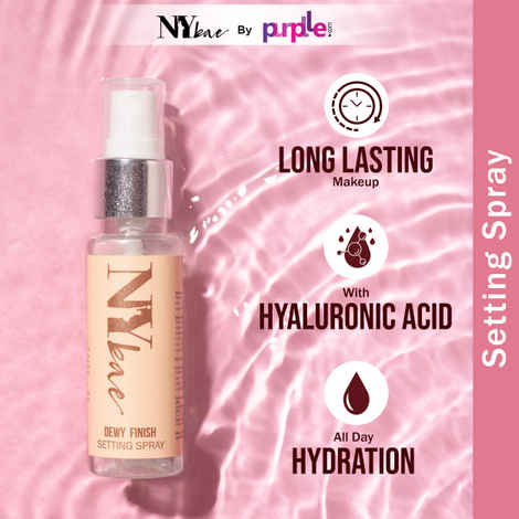 Buy NY Bae Dewy Setting Spray | Makeup Fixer | Long Lasting Makeup | Hydrating | With Hyaluronic Acid | For Normal to Dry Skin | 30 ml - Purplle
