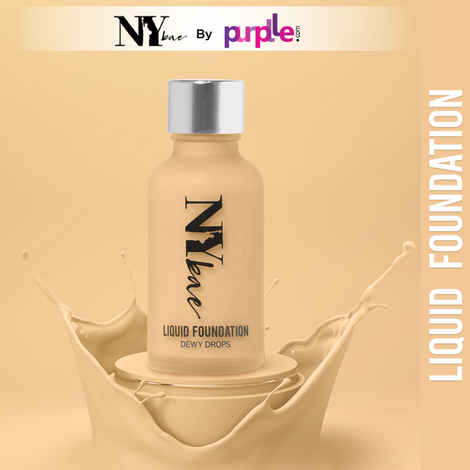 Buy NY Bae Dewy Drops Foundation - Mocha 06 (30 ml) | Dusky Skin | Warm Undertone | Full Coverage | Long Lasting | Non-Transfer - Purplle