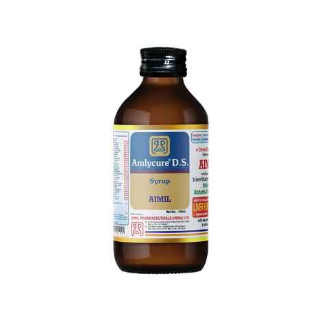 Buy AIMIL Amlycure D.S. Syrup for Liver Health – Natural Liver Herbal Tonic | Improves Cell Function and Increases Immunity| 100 ml (Pack of 1) - Purplle