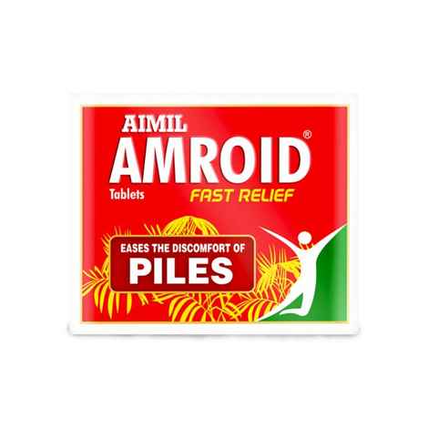 Buy AIMIL Amroid Ayurveda Tablets Poly Herbs Healthcare Medicine for Piles Vegetarian, 30 Tablets (Pack of 1) - Purplle