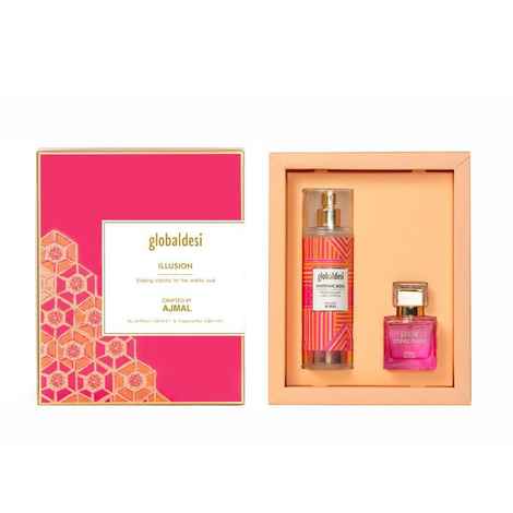 Buy Global Desi Cosmic Charm Eau De Parfum 50ML & Rhythmic Soul Body Mist 200ML for Women Crafted by Ajmal - Purplle
