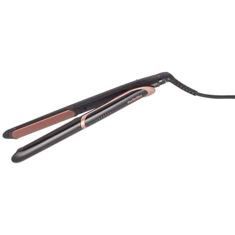 Buy Babyliss ST391E Straightener 24 mm Tourm Crm Ionic 6 Temp Settings Advanced Ceramic Heat System - Purplle