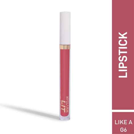 Buy MyGlamm LIT Liquid Matte Lipstick-Like a G6 (3 ml) - Purplle
