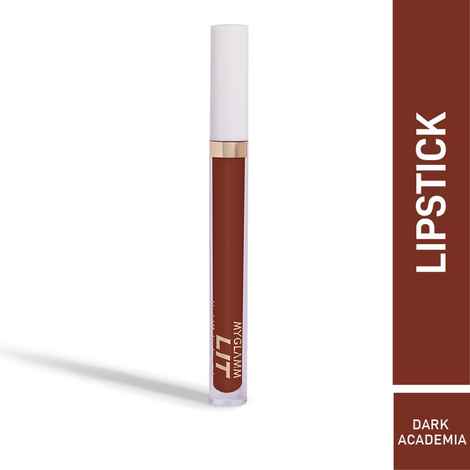Buy MyGlamm LIT Liquid Matte Lipstick-Dark Academia (3 ml) - Purplle