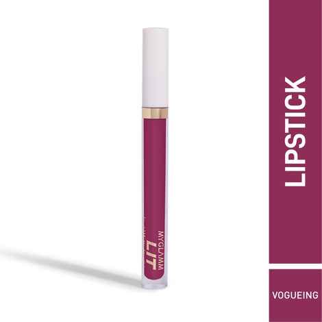 Buy MyGlamm LIT Liquid Matte Lipstick-Vogueing (3 ml) - Purplle