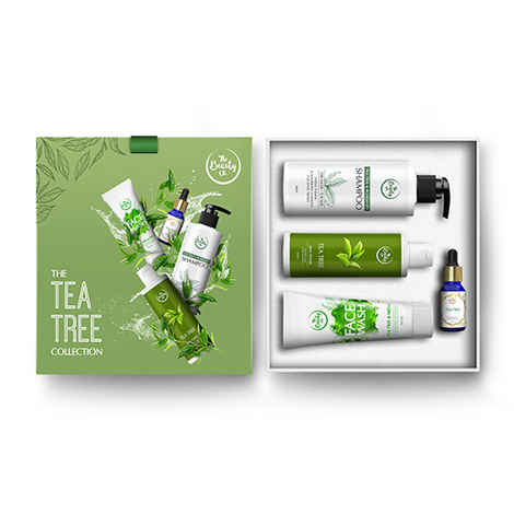 The Beauty Co. Tee Tree Collection Combo (Tea Tree Shampoo + Tea Tree Essential Oil + Tea Tree Face Wash + Tea Tree Toner)
