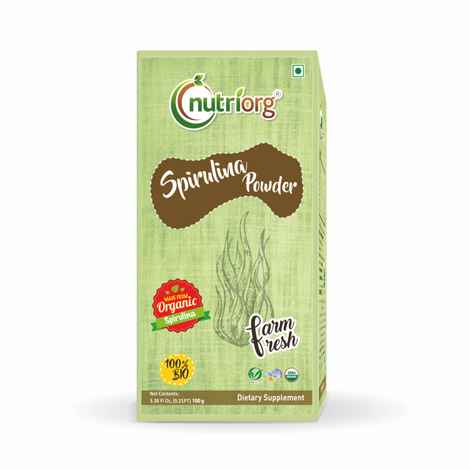 Buy Nutriorg Spirulina Powder 100g - Purplle