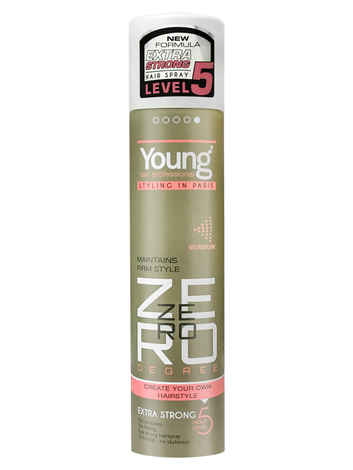 Buy Sweet heart Young Hair Profressional Zero Degree Extra Strong Hairspray, 300 ml - Purplle