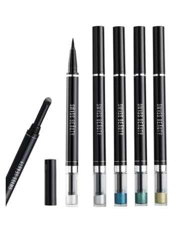 Buy Swiss Beauty Intense Eye Liner & Diamond Eyeshadow - Purplle