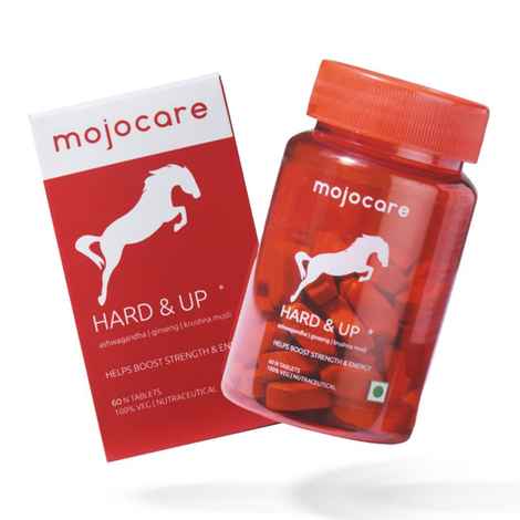 Buy Mojocare Hard & Up Tablets - 60 Tabs | With Ashwagandha, L-Arginine | Stamina Booster Tablets For Men | Increases Strength & Endurance - Purplle