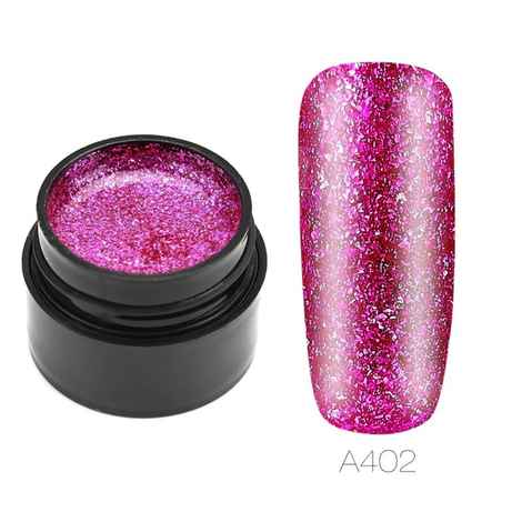 Buy Rosalind Hybrid Varnishes Gel Nail Polish Set Glitter Platinum Painting Nails Art Poly UV Gel (RL-5ML-A402) - Purplle