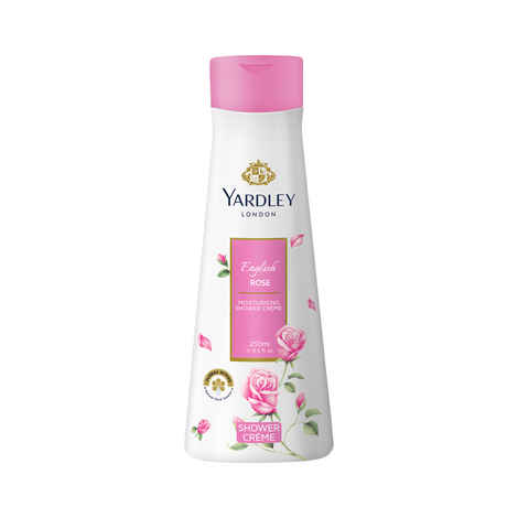 Buy Yardley London English Rose Moisturising Shower Creme (Body wash), With Natural Floral Essence & Shea Butter, 250ml Shower Gel - Purplle