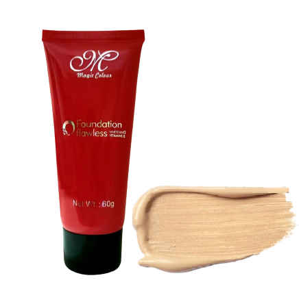 Buy Magic Colour Foundation Flawless Whitening with Vitamin E for Face Makeup, Ivory, 60 gm, Full Coverage, Long Lasting, Waterproof, Light Weight, Professional Foundation Cream, Fair Skin Tone - Purplle