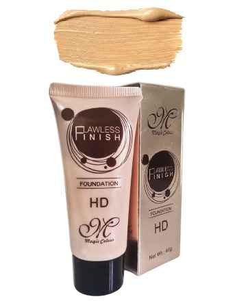 Buy Magic Colour Flawless Finish HD Foundation for Face Makeup, Natural, 40 gm, Full Coverage, Super Stay, Long Lasting, Waterproof, Light Weight, Professional Foundation Cream, Wheatish Skin Tone - Purplle