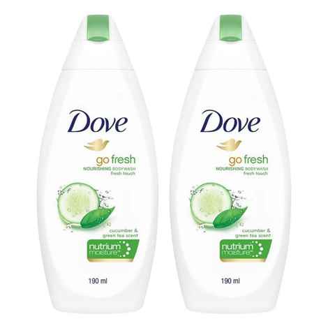 Buy Dove Go Fresh Nourishing Body Wash 190 ml (Pack of 2) - Purplle
