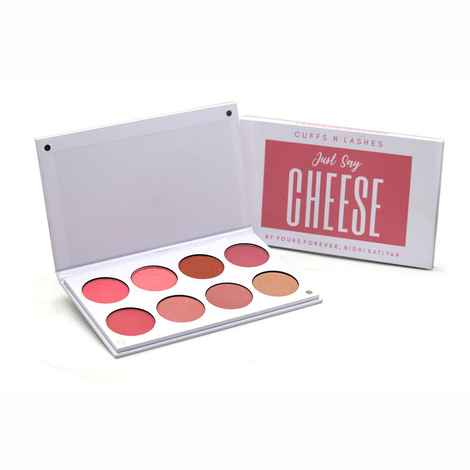 Buy Cuffs N Lashes Just Say Cheese, 8 Color Blush Palette - Purplle