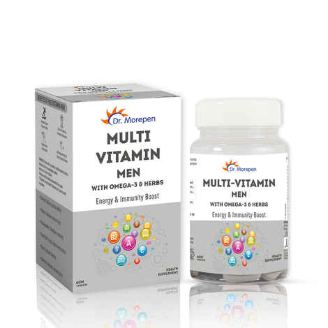 Buy DR. MOREPEN Multivitamins For Men With Omega 3 & Herbs - 60 Veg Tablets - Purplle