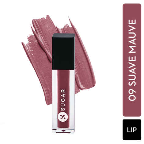 Buy SUGAR Cosmetics - Smudge Me Not - Mini Liquid Lipstick - 09 Suave Mauve - (Mini 1.1ml) - Ultra Matte, Transferproof and Waterproof, Lasts Up to 12 hours - Purplle