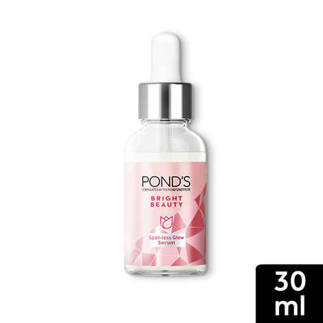 Buy Pond's Bright Beauty Spot-less Glow Serum, Infused with Hyaluronic Acid, Vitamin B3, Gluta-Boost-C, 30ml - Purplle