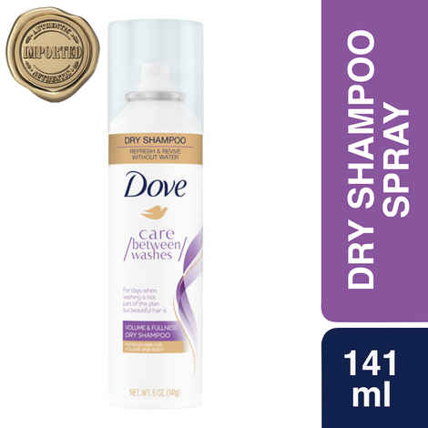 Buy Dove Volume And Fullness Dry Shampoo Spray For Reviving Oily Scalp 141 ml - Purplle