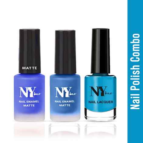 Buy NY Bae Matte + Gel Nail Polish Combo - 02 - Purplle