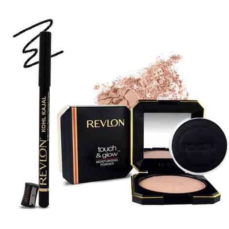 Revlon Beauty Essential Kit - T&G Gold Matte + Kohl Kajal