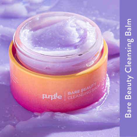 Buy Purplle Bare Beauty Cleansing Balm | All Skin Types | Non-drying | Non-sticky | Removes Waterproof Makeup | Gentle on Skin (40 gm) - Purplle
